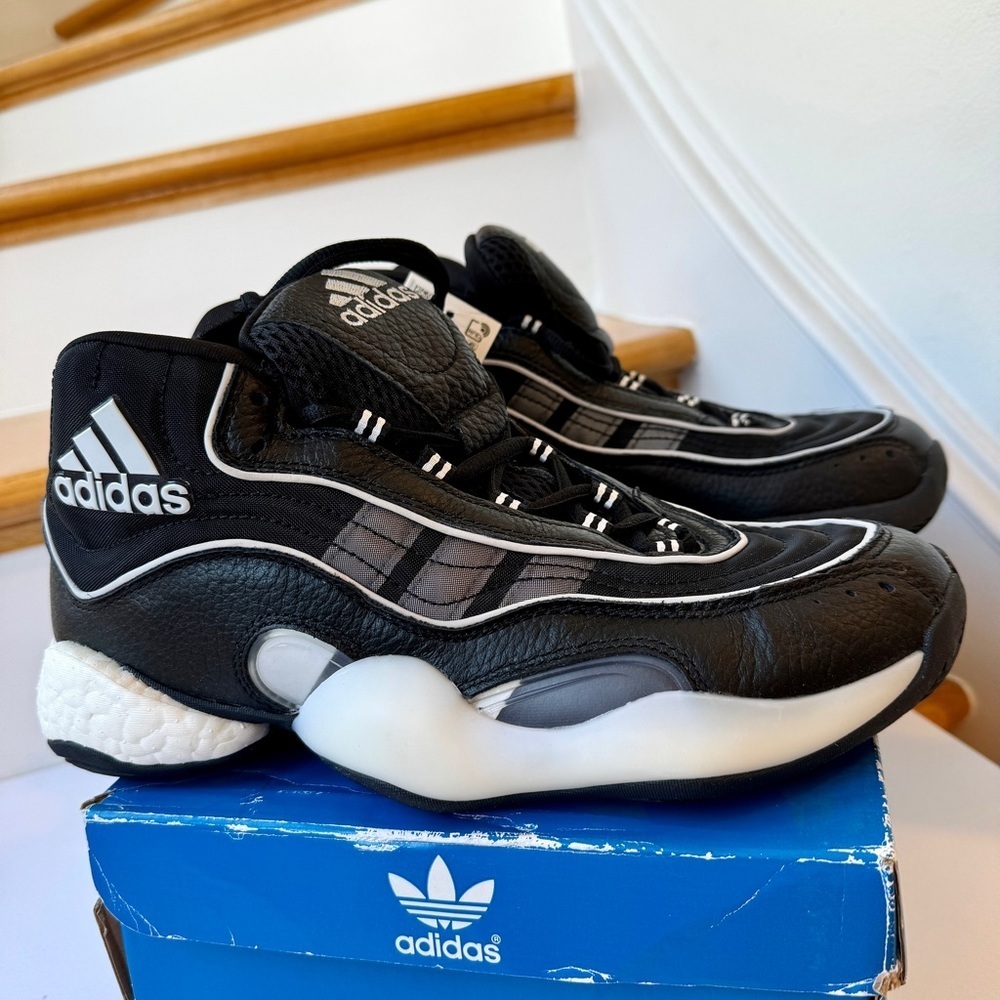 NWT Adidas Never Made 98 X Crazy BYW in black / white sneakers